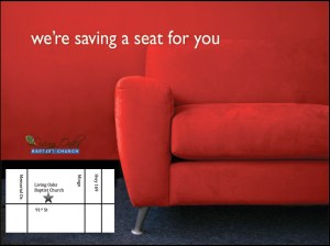 Saving a seat for you